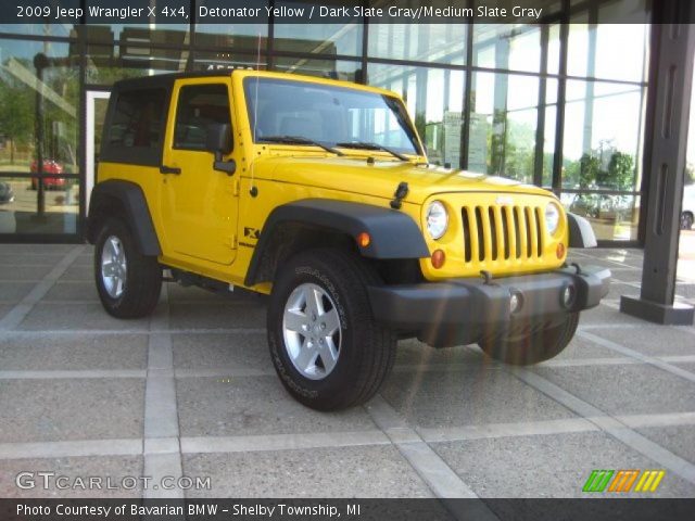 2009 Jeep Wrangler X 4x4 in Detonator Yellow