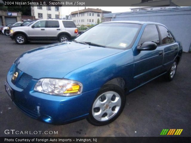 2004 Nissan Sentra 1.8 in Sapphire Blue