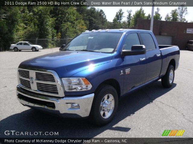 2011 Dodge Ram 2500 HD Big Horn Crew Cab in Deep Water Blue Pearl