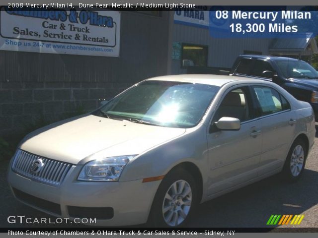 2008 Mercury Milan I4 in Dune Pearl Metallic