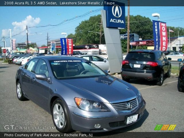 2008 Acura RL 3.5 AWD Sedan in Lakeshore Silver Metallic