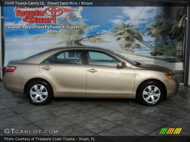 2008 Toyota Camry LE in Desert Sand Mica