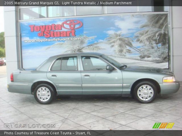 2005 Mercury Grand Marquis GS in Light Tundra Metallic