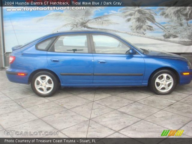 2004 Hyundai Elantra GT Hatchback in Tidal Wave Blue