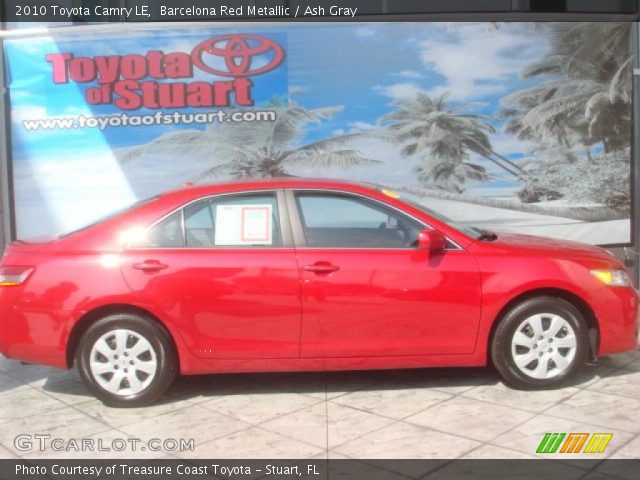 2010 Toyota Camry LE in Barcelona Red Metallic
