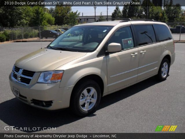 2010 Dodge Grand Caravan SXT in White Gold Pearl