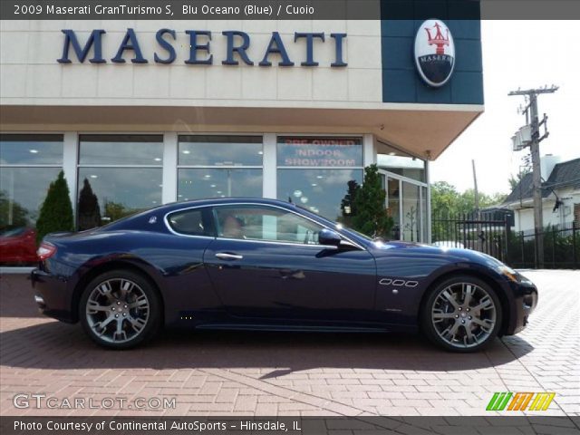 2009 Maserati GranTurismo S in Blu Oceano (Blue)