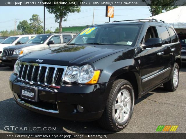 2008 Jeep Grand Cherokee Overland 4x4 in Black