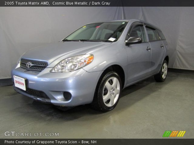 2005 Toyota Matrix AWD in Cosmic Blue Metallic