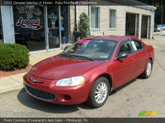 2002 Chrysler Sebring LX Sedan in Ruby Red Pearl