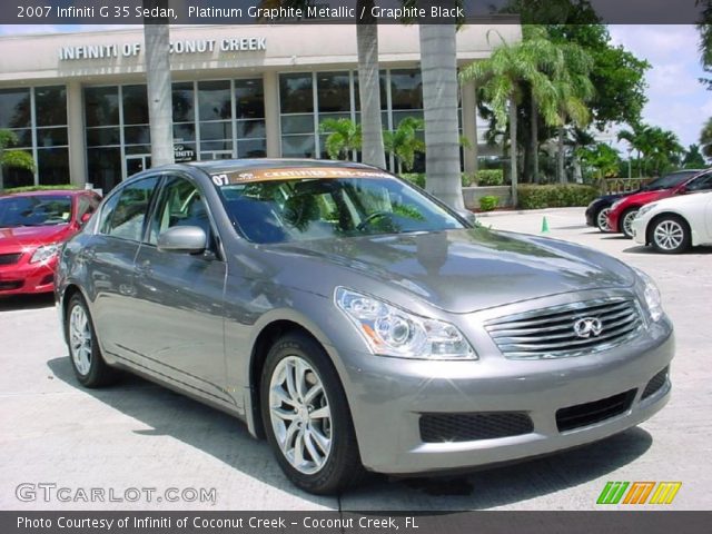 2007 Infiniti G 35 Sedan in Platinum Graphite Metallic