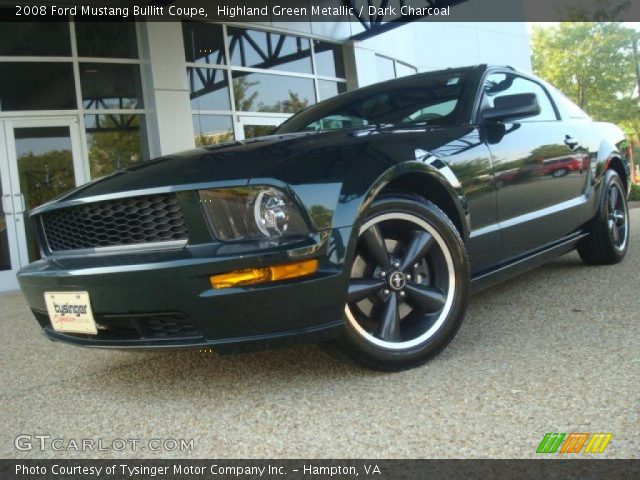 2008 Ford Mustang Bullitt Coupe in Highland Green Metallic