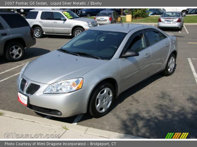 2007 Pontiac G6 Sedan in Liquid Silver Metallic