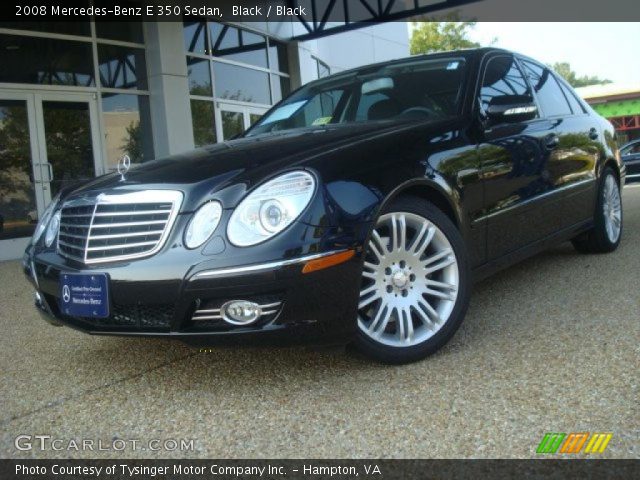 2008 Mercedes-Benz E 350 Sedan in Black