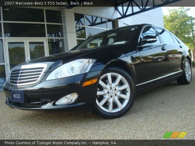 2007 Mercedes-Benz S 550 Sedan in Black