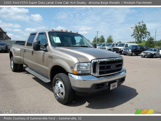 2002 Ford F350 Super Duty Lariat Crew Cab 4x4 Dually in Arizona Beige Metallic