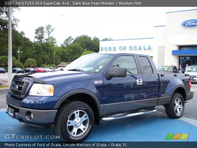 2007 Ford F150 FX4 SuperCab 4x4 in Dark Blue Pearl Metallic