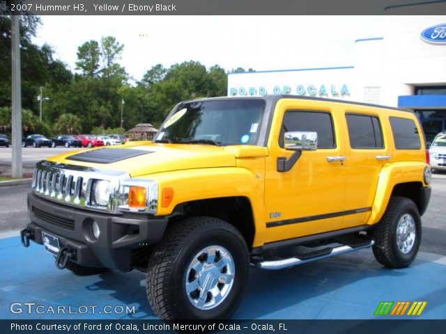 2007 Hummer H3  in Yellow