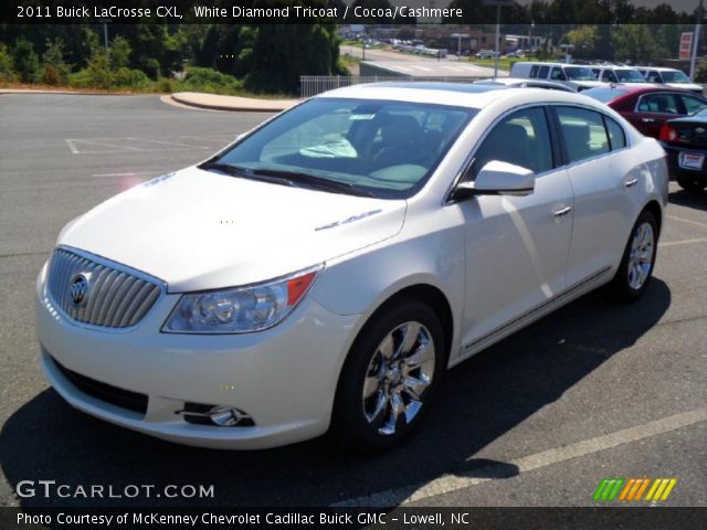 2011 Buick LaCrosse CXL in White Diamond Tricoat
