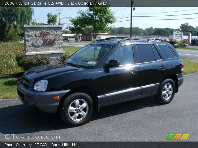 2006 Hyundai Santa Fe GLS 4WD in Black Obsidian