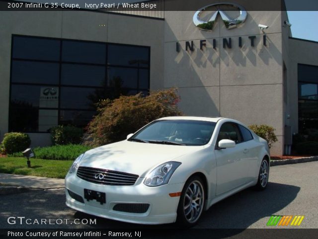 2007 Infiniti G 35 Coupe in Ivory Pearl