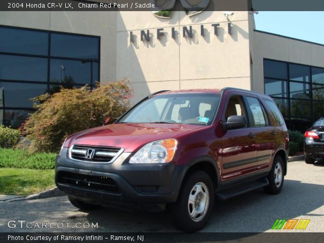 2004 Honda CR-V LX in Chianti Red Pearl