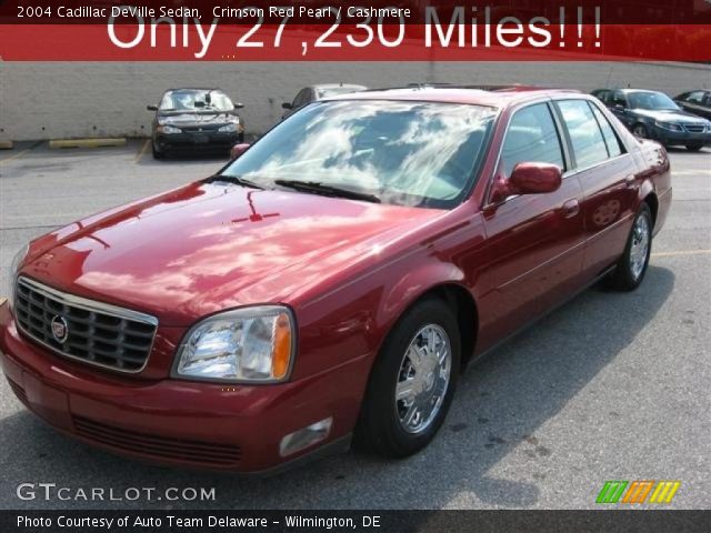 2004 Cadillac DeVille Sedan in Crimson Red Pearl