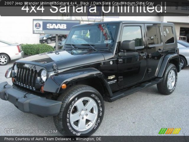 2007 Jeep Wrangler Unlimited Sahara 4x4 in Black