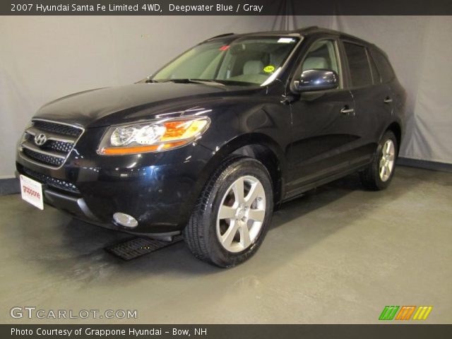 2007 Hyundai Santa Fe Limited 4WD in Deepwater Blue