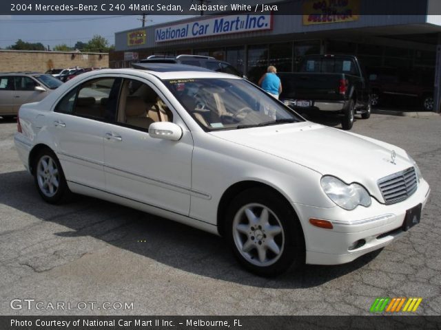 2004 Mercedes-Benz C 240 4Matic Sedan in Alabaster White