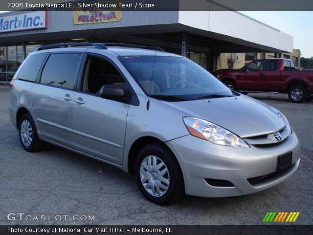 2008 Toyota Sienna LE in Silver Shadow Pearl