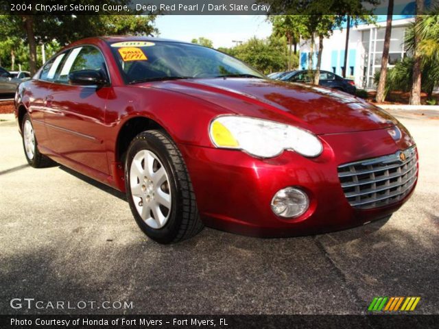 2004 Chrysler Sebring Coupe in Deep Red Pearl