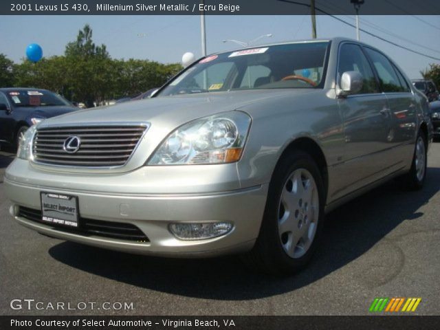 2001 Lexus LS 430 in Millenium Silver Metallic