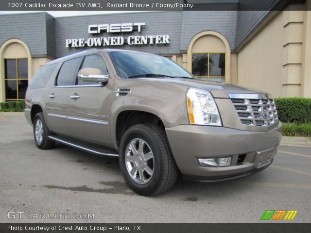 2007 Cadillac Escalade ESV AWD in Radiant Bronze