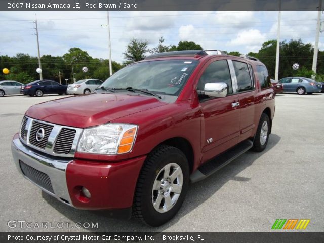 2007 Nissan Armada LE in Red Brawn