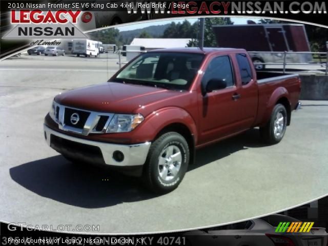 2010 Nissan Frontier SE V6 King Cab 4x4 in Red Brick