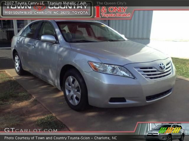 2007 Toyota Camry LE in Titanium Metallic