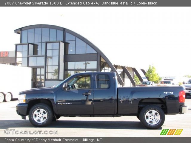 2007 Chevrolet Silverado 1500 LT Extended Cab 4x4 in Dark Blue Metallic