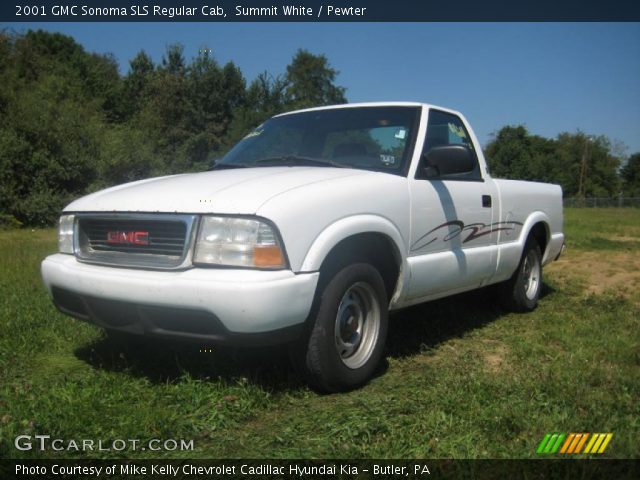 2001 GMC Sonoma SLS Regular Cab in Summit White