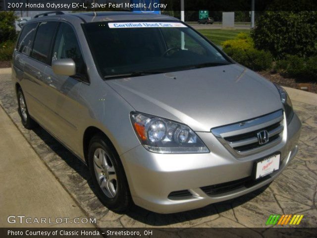 2007 Honda Odyssey EX-L in Silver Pearl Metallic