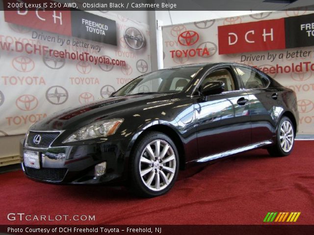 2008 Lexus IS 250 AWD in Obsidian Black