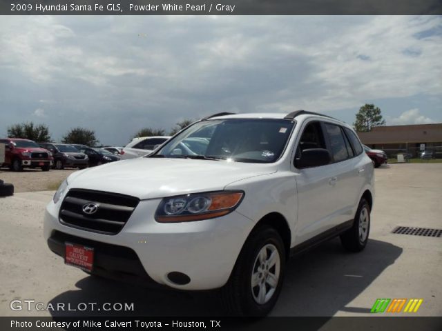 2009 Hyundai Santa Fe GLS in Powder White Pearl