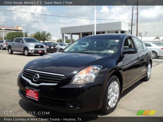 2009 Nissan Altima 2.5 S in Super Black