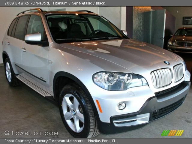 2009 BMW X5 xDrive35d in Titanium Silver Metallic