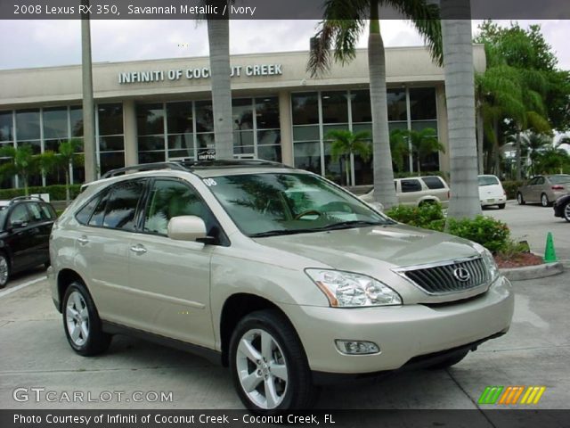 2008 Lexus RX 350 in Savannah Metallic