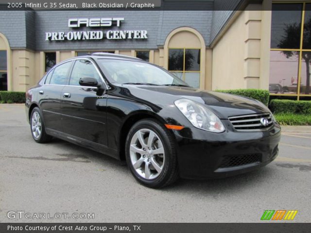 2005 Infiniti G 35 Sedan in Black Obsidian