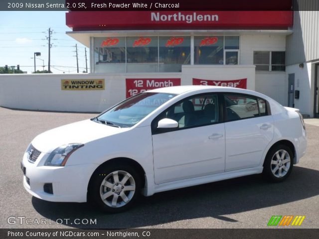 2009 Nissan Sentra 2.0 SR in Fresh Powder White