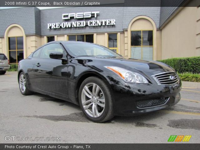 2008 Infiniti G 37 Coupe in Black Obsidian