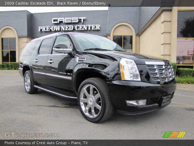 2009 Cadillac Escalade ESV in Black Raven