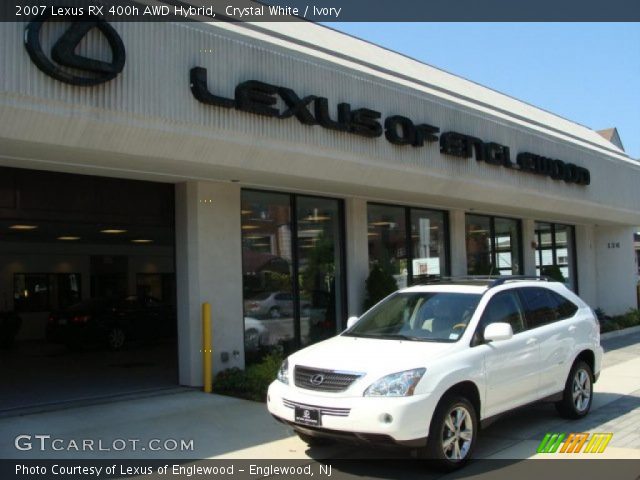 2007 Lexus RX 400h AWD Hybrid in Crystal White